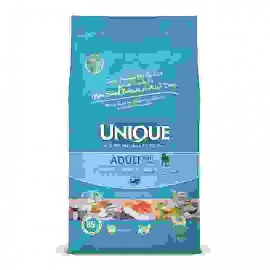 Unique Mini ve Küçük Irk Yetişkin Köpek Maması Somonlu&Hamsili 3 kg